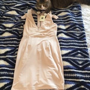 Light pink mini dress